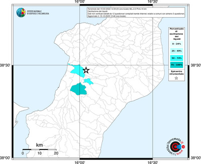 Mappa territorio comunale con almeno 3 questionari