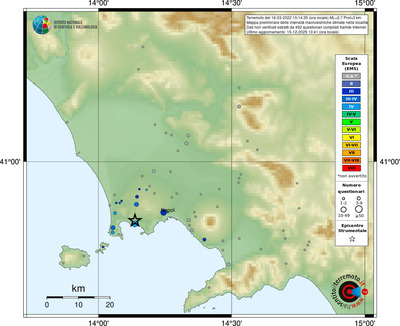 Mappa EMS - località