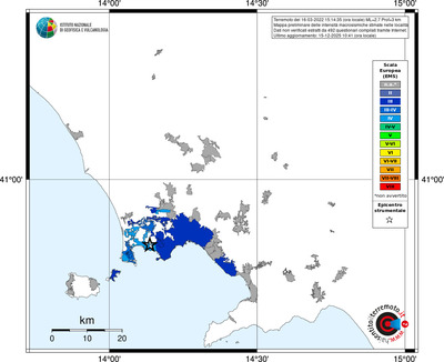 Mappa EMS - territori località