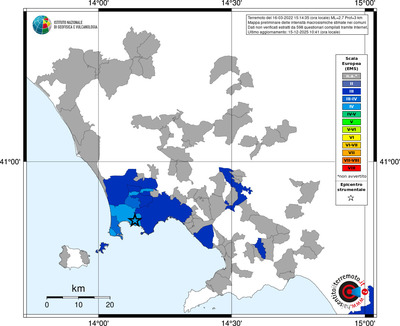 Mappa EMS - territori comuni