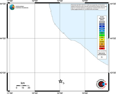 Mappa MCS - territori località