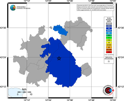 Mappa EMS - territori comuni