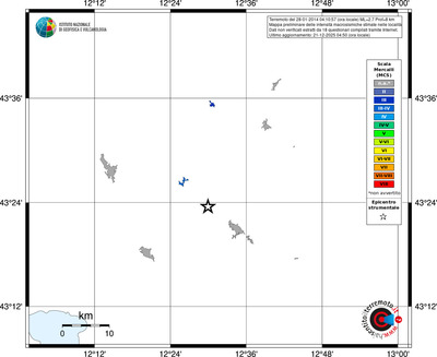 Mappa MCS - territori località