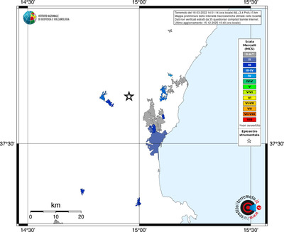 Mappa MCS - territori località