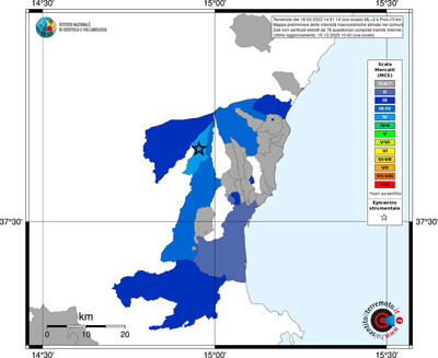 Mappa MCS - territori comuni