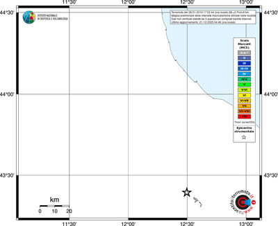 Mappa MCS - territori località