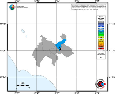 Mappa EMS - territori comuni