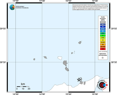 Mappa EMS - territori comuni