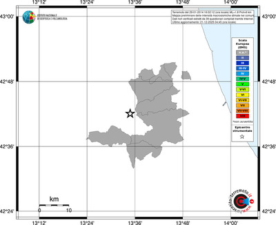 Mappa EMS - territori comuni