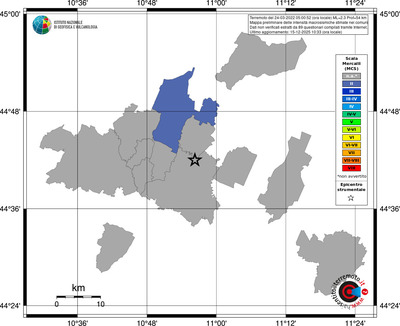 Mappa MCS - territori comuni
