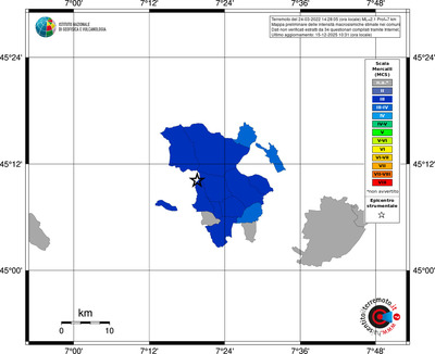 Mappa MCS - territori comuni