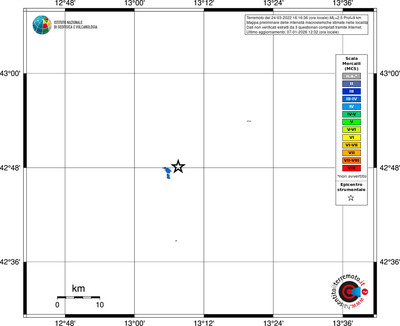Mappa MCS - territori località
