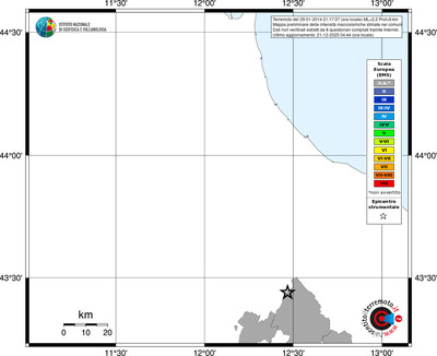 Mappa EMS - territori comuni