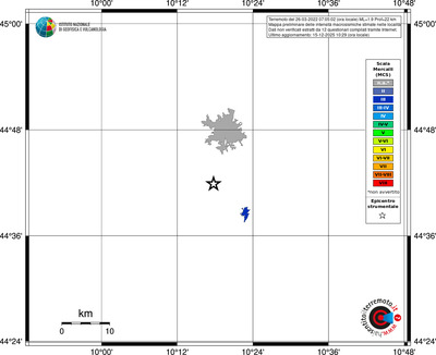 Mappa MCS - territori località