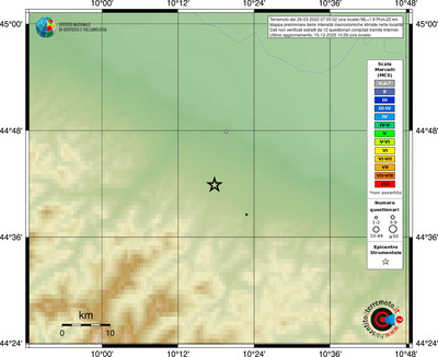 Mappa MCS - località
