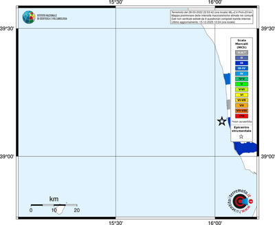 Mappa MCS - territori comuni