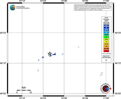 Mappa EMS - territori località