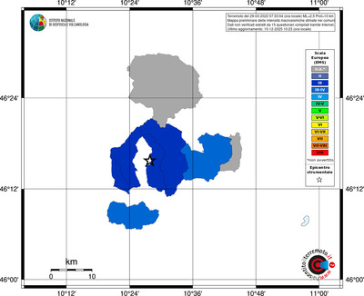Mappa EMS - territori comuni