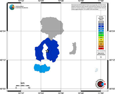 Mappa MCS - territori comuni