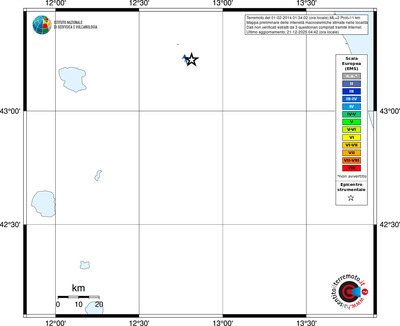 Mappa EMS - territori località