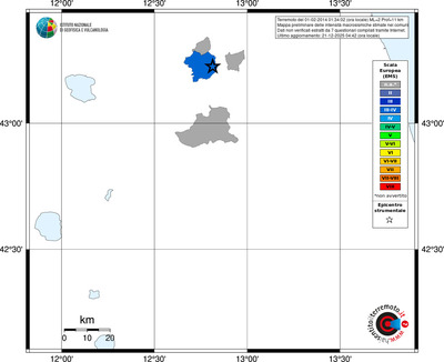Mappa EMS - territori comuni