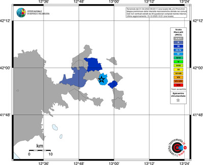 Mappa MCS - territori comuni