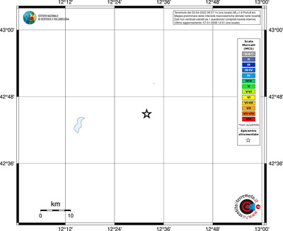 Mappa MCS - territori località