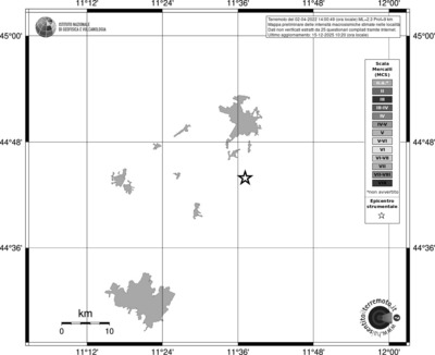 Mappa MCS - territori località