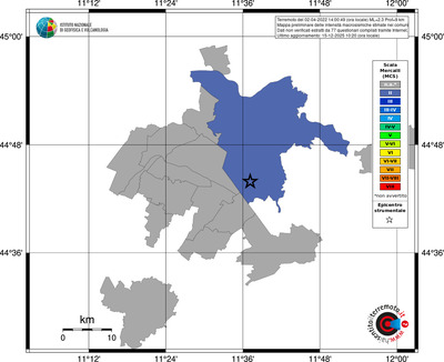 Mappa MCS - territori comuni
