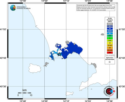 Mappa EMS - territori località