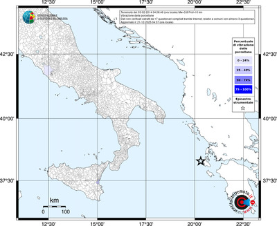 Mappa territorio comunale con almeno 3 questionari