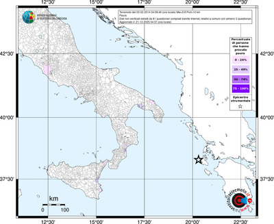 Mappa territorio comunale con almeno 3 questionari