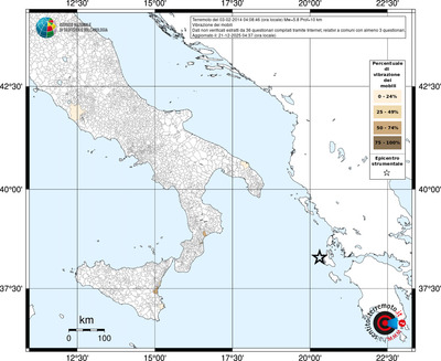 Mappa territorio comunale con almeno 3 questionari