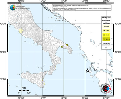 Mappa territorio comunale con almeno 3 questionari
