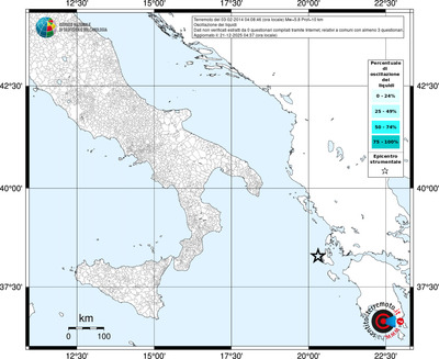 Mappa territorio comunale con almeno 3 questionari