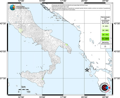 Mappa territorio comunale con almeno 3 questionari