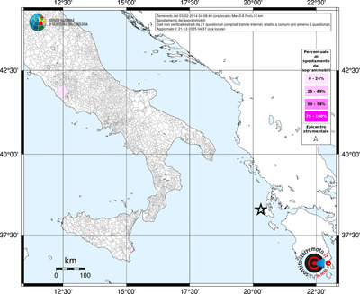 Mappa territorio comunale con almeno 3 questionari