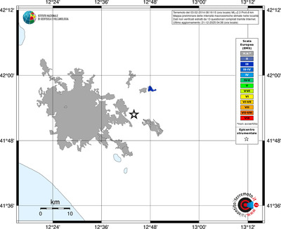 Mappa EMS - territori località