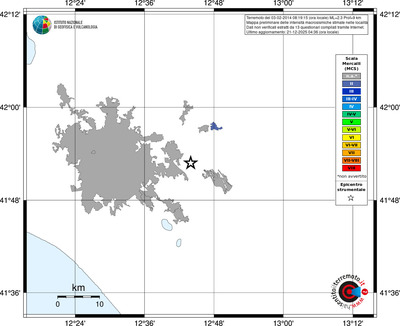 Mappa MCS - territori località