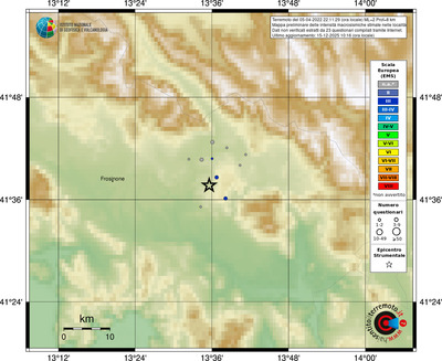 Mappa EMS - località