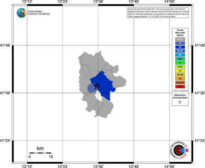 Mappa MCS - territori comuni