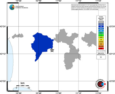 Mappa MCS - territori comuni