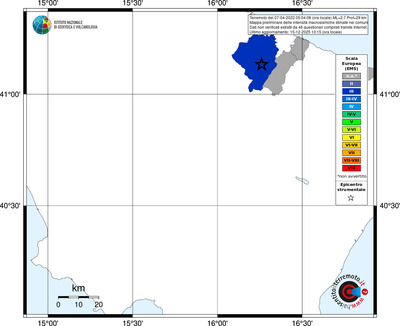 Mappa EMS - territori comuni