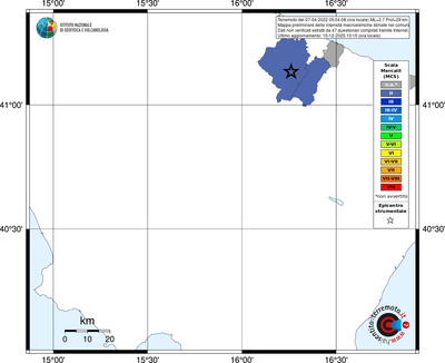 Mappa MCS - territori comuni