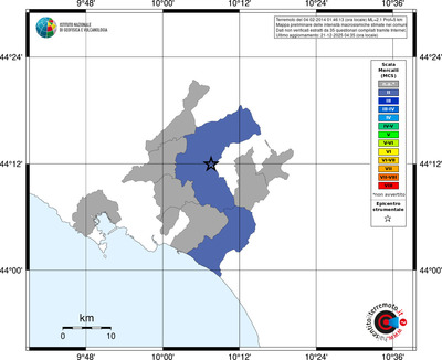 Mappa MCS - territori comuni