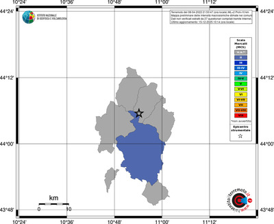 Mappa MCS - territori comuni