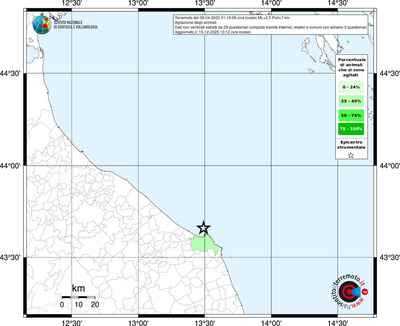 Mappa territorio comunale con almeno 3 questionari