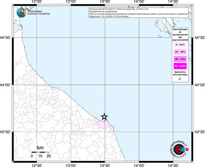Mappa territorio comunale con almeno 3 questionari