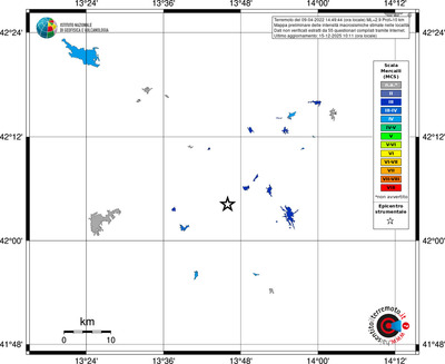 Mappa MCS - territori località