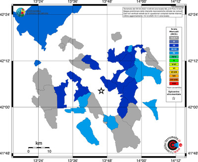 Mappa MCS - territori comuni